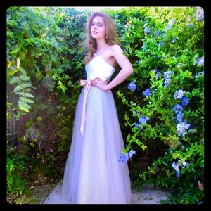 Beautiful long tulle and taffeta Dress ❤️